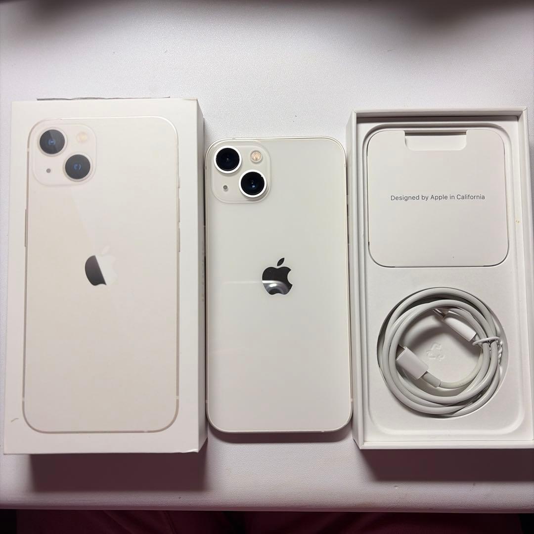 iPhone13 128GB SIMフリー starlight 本体 - メルカリ