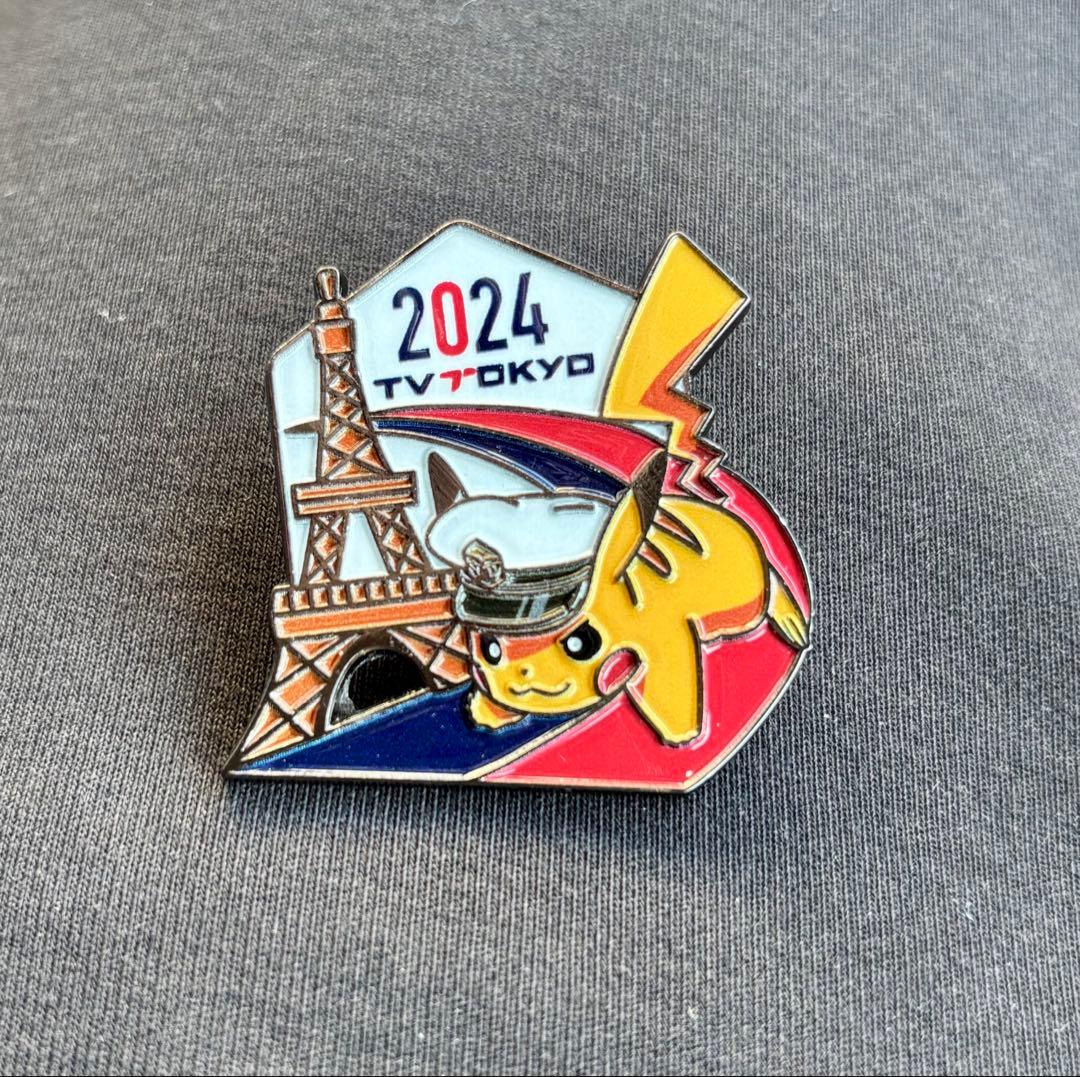 非売品 パリオリンピック ピンバッジ ポケモン ピカチュウ 2024の通販