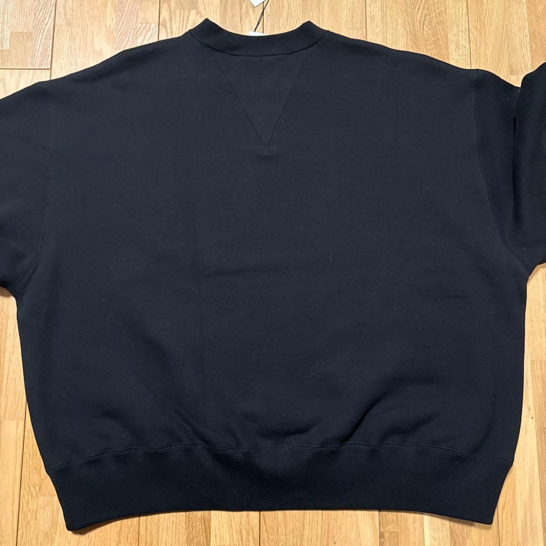 HYKE スウェット 黒 トレーナー 新品 タグ付き 5 XXL