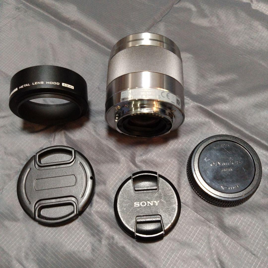 SONY SEL50F1.8 シルバー 新品)SONY (ソニー) E 50mm F1.8 OSS SEL50F18 シルバー（商品ID