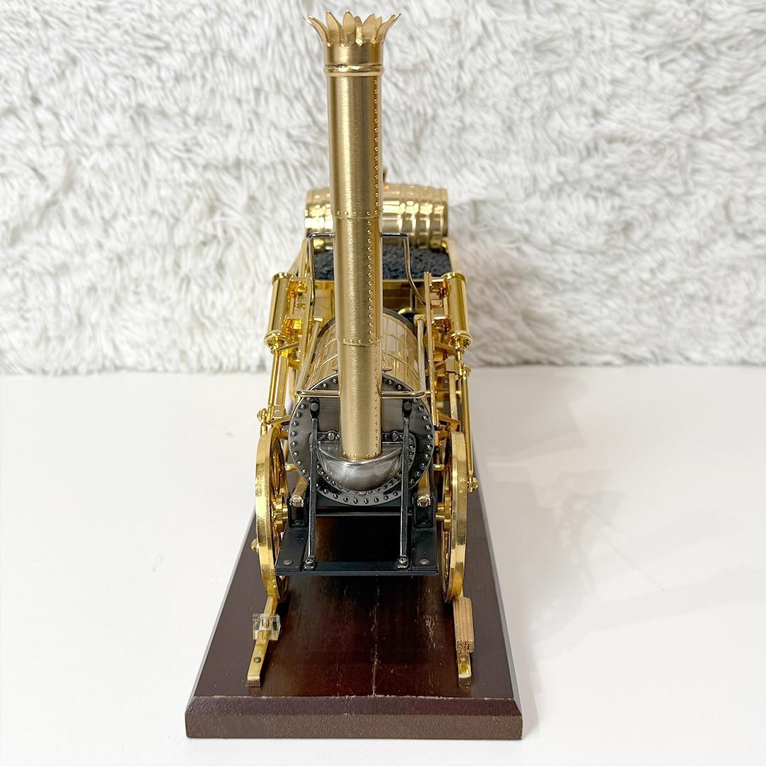 美品 ロバート・スチーブンソン 蒸気機関車 ロケット号 置時計 ケース