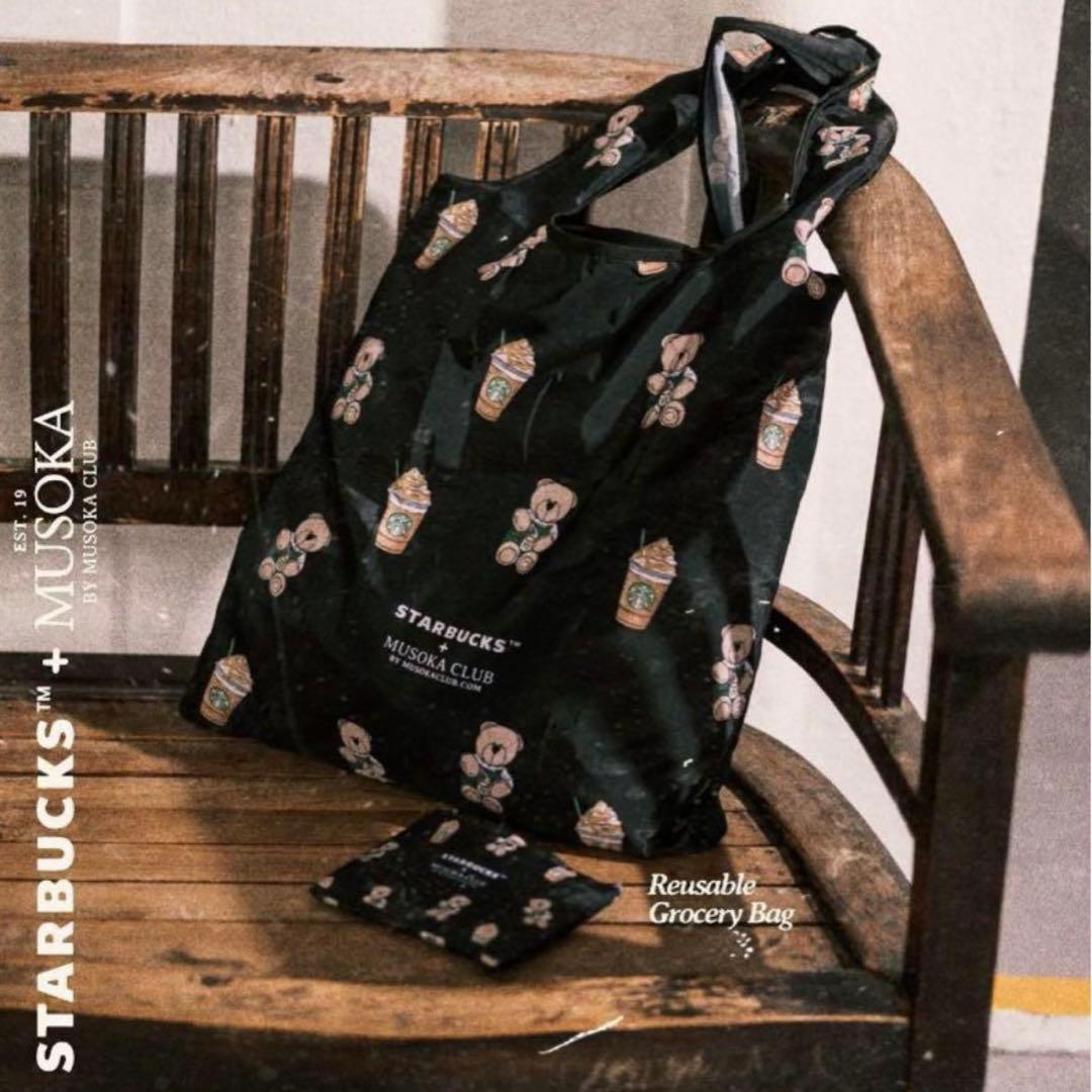 スターバックス （シンガポール限定） MUSOKA CLUB エコバッグ くま