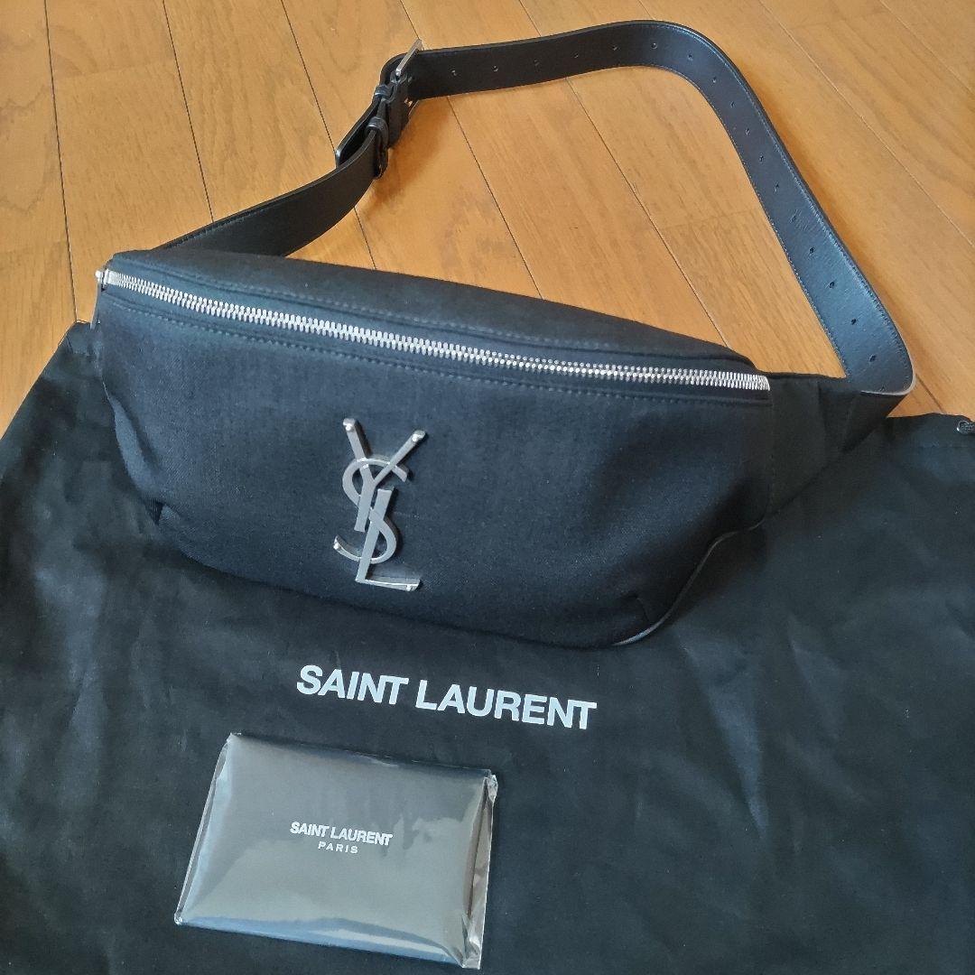 未使用品/SAINT LAURENT/サンローラン/ボディバッグ  ブラック サンローラン SAINT LAURENT ボディバッグ ブラック メンズ SAINT
