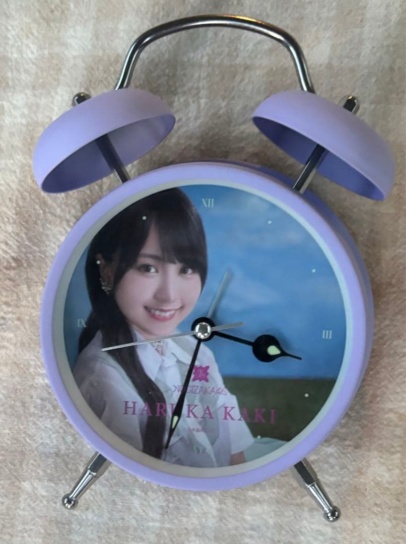 賀喜遥香 乃木坂 アイドル写真入り目覚まし時計