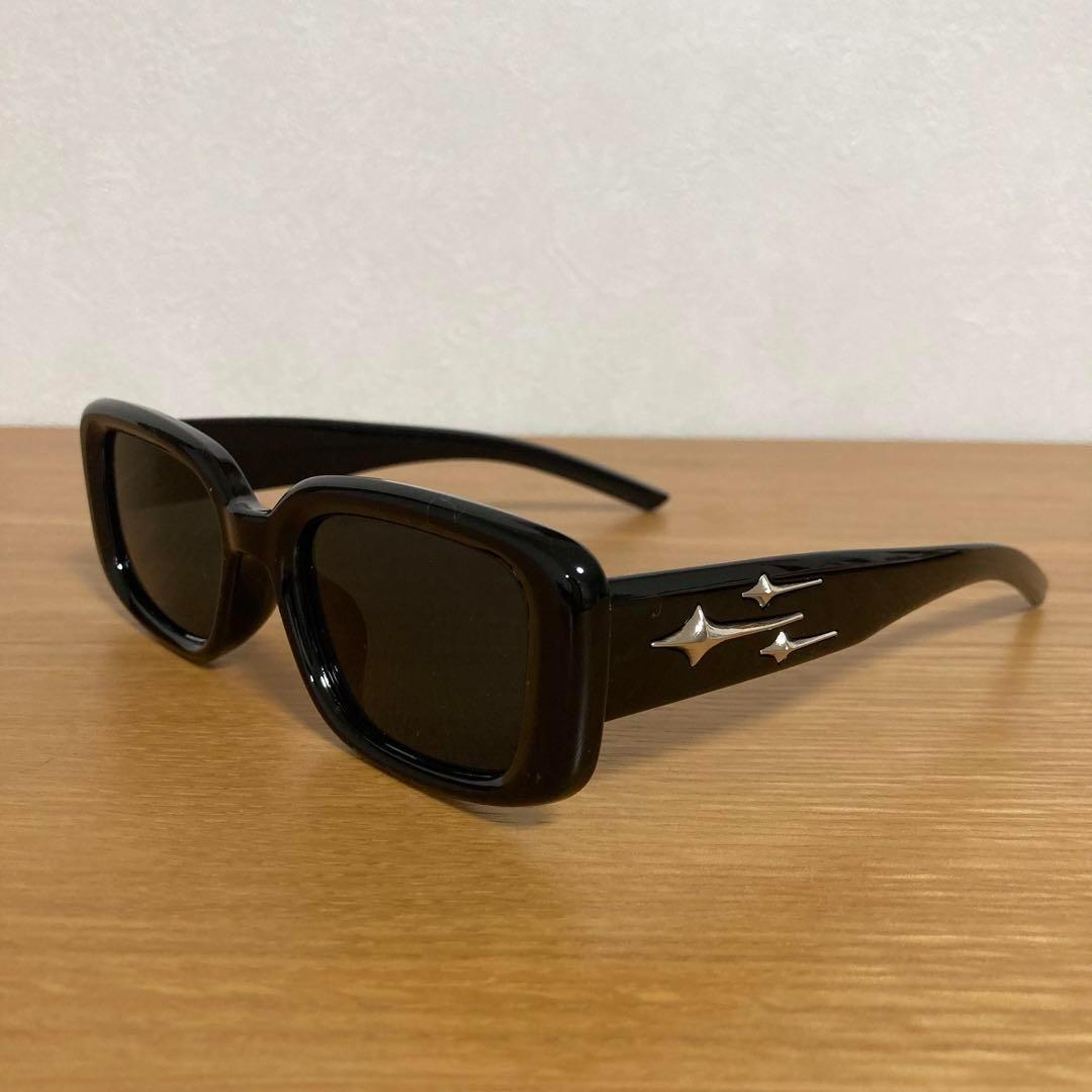 レクタングルサングラスgentle monster キャットアイ ブラックy2k