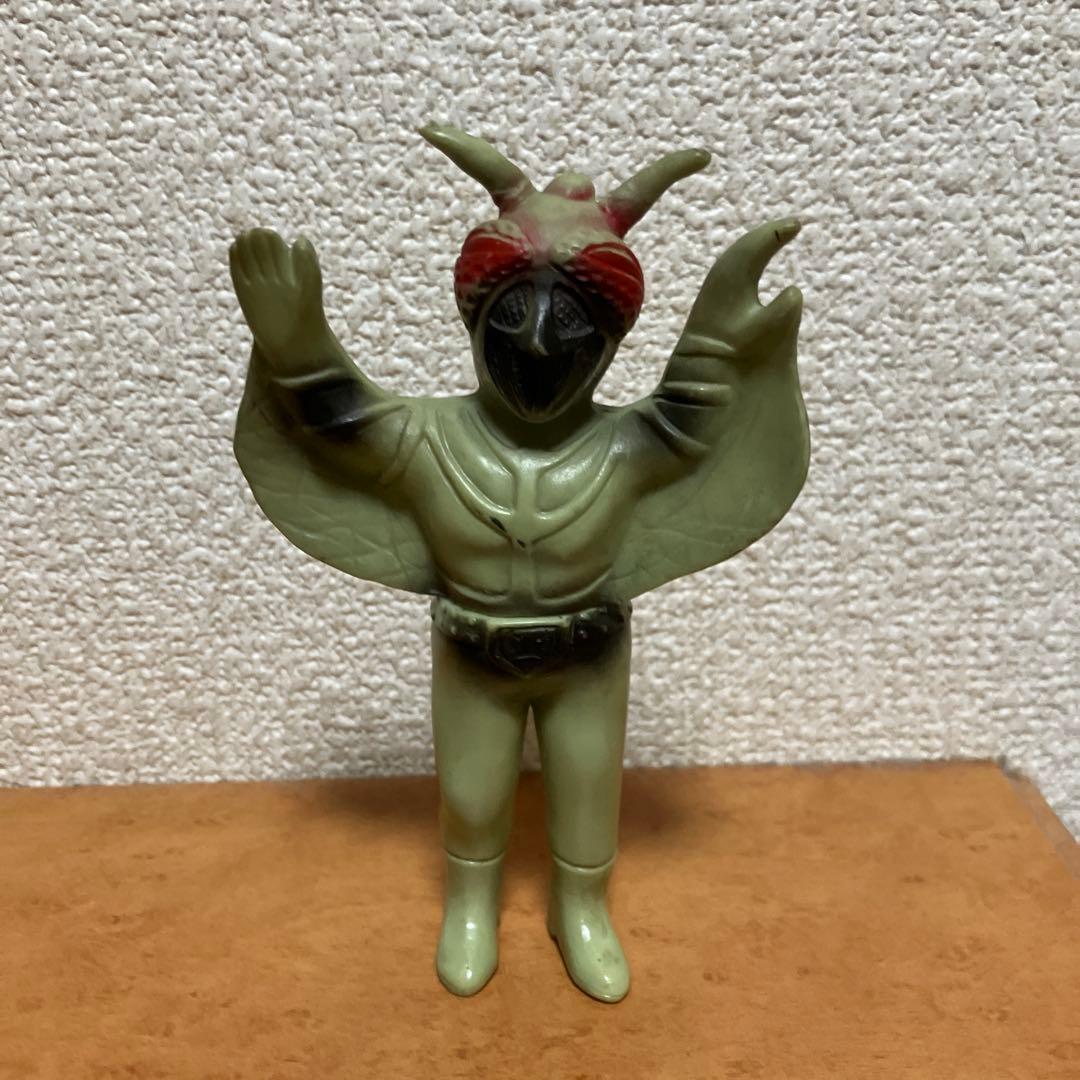 【希少・当時物】バンダイ カマキリ男　ソフビフィギュア セミミンガ Yahoo!オークション -「カマキリ男」(ソフビ) (ビンテージ)の落札相場