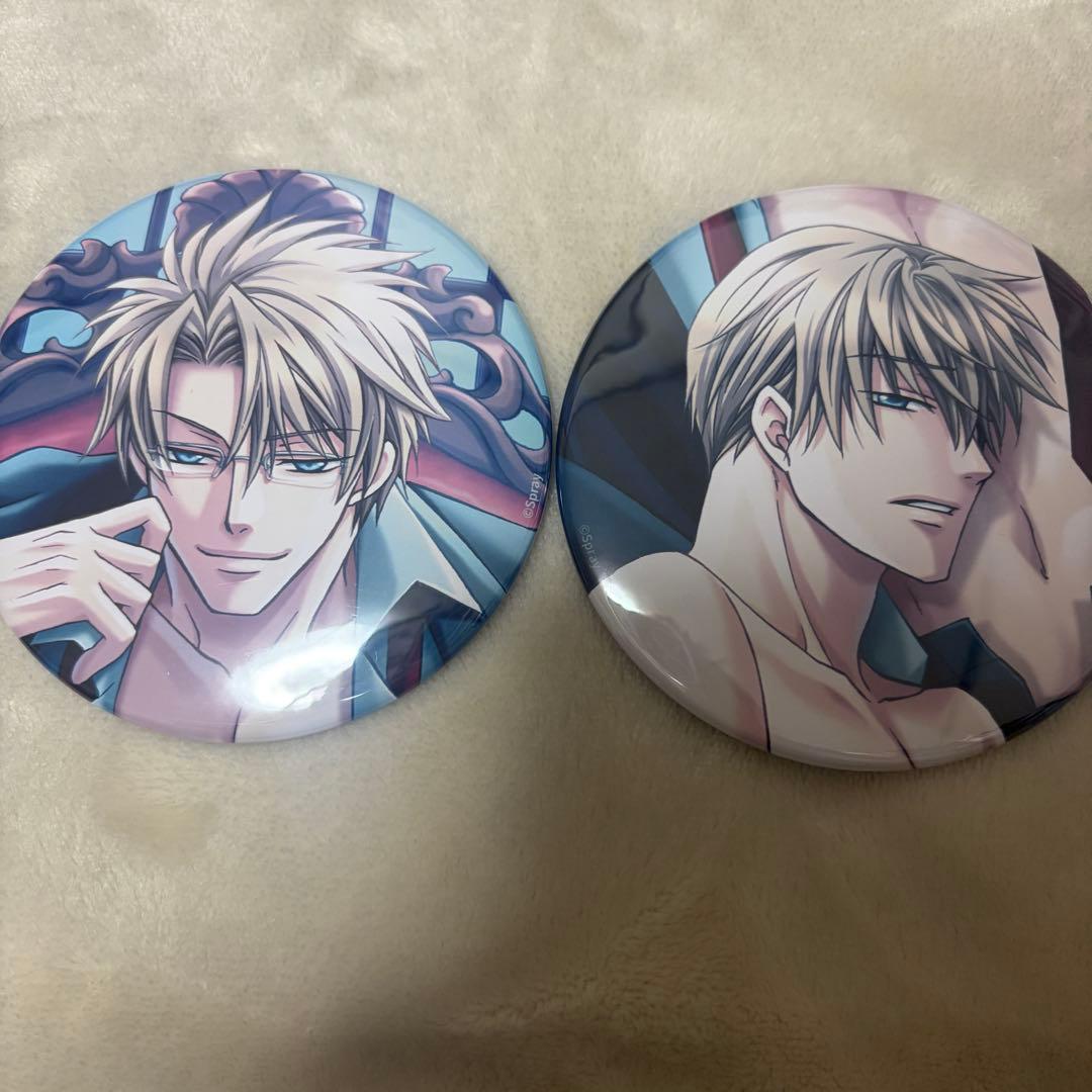 鬼畜眼鏡 キチメガ ステラワース BLゲーム 缶バッジ 佐伯克哉 - メルカリ