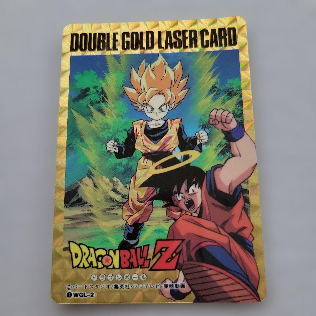 ドラゴンボールZ ダブルゴールドレーザーカード - メルカリ
