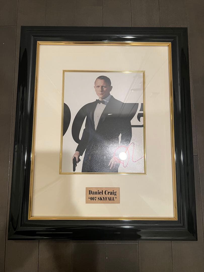 最終値下 USJ購入 ダニエル・クレイグ 直筆サイン 007 スカイフォール