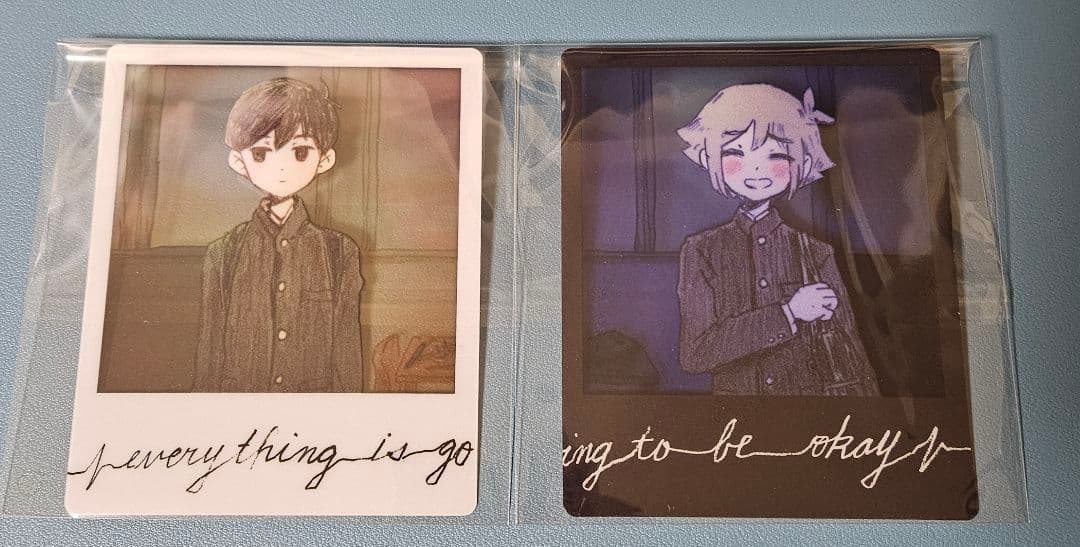 OMORI 初版限定特典フォト風クリアカード2種 - メルカリ
