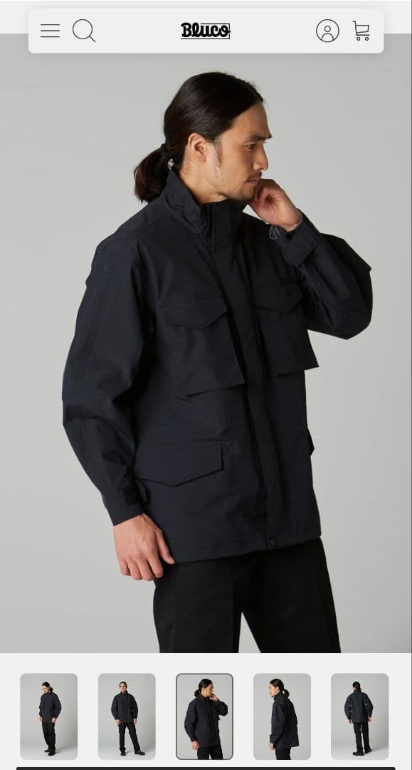 超高級 uncrowd ALL WEATHER M-65 JK ブルコ