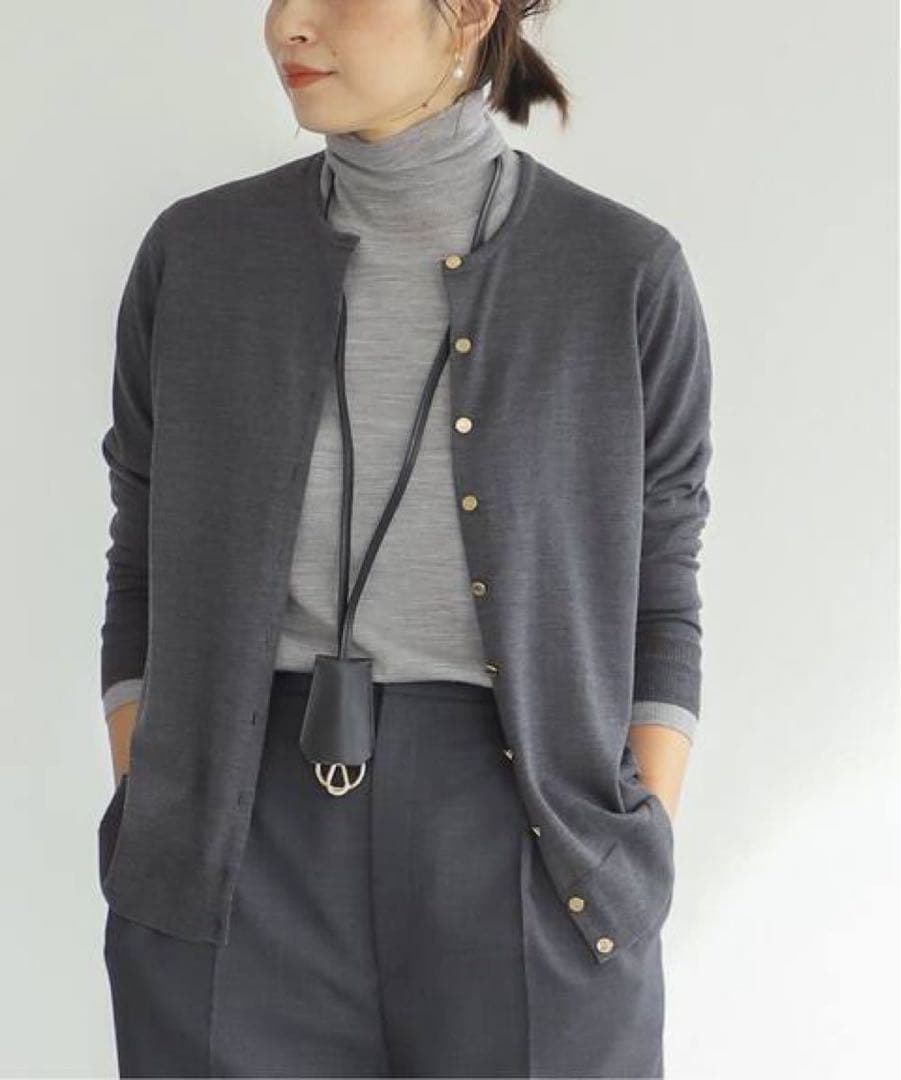 ドゥーズィエムクラス　FF30 カーディガン FF30 TODAY クルーネック カーディガン（ニット／セーター）｜Deuxieme