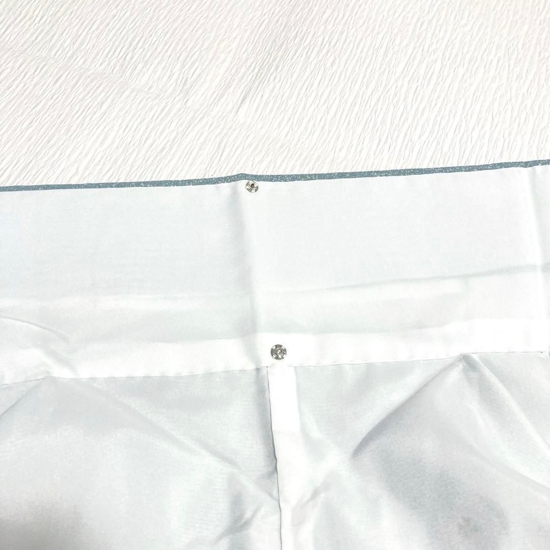 美品✨】東レシルック 洗える着物 小紋 水浅葱色 狛犬 桜 手縫い仕立て