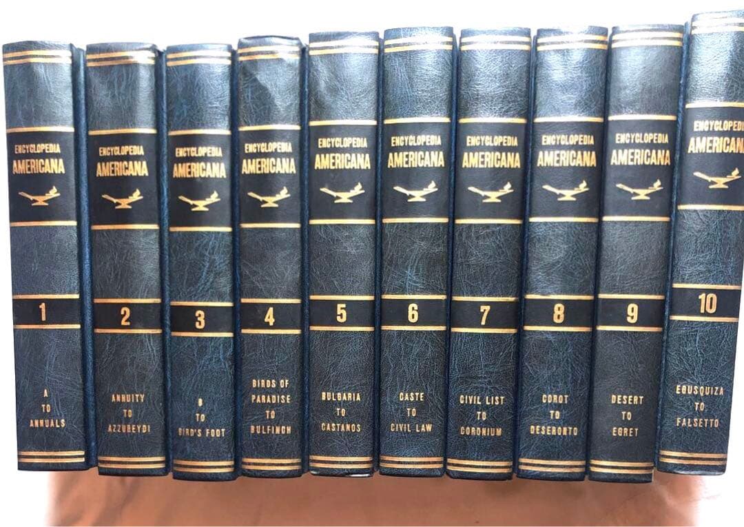 アメリカ大百科辞典エンサイクロペディアアメリカーナ 洋書