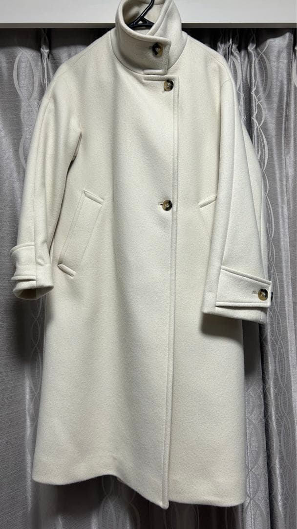 green label relaxingメルトン スタンドカラー コート - メルカリ