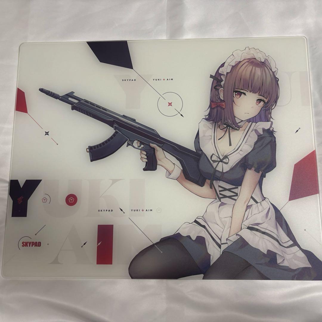 YukiAim SKYPAD3.0 XL コラボマウスパッド ワイド、滑らか、タフ。フルガラスマウスパッド | SkyPAD 3.0 XL