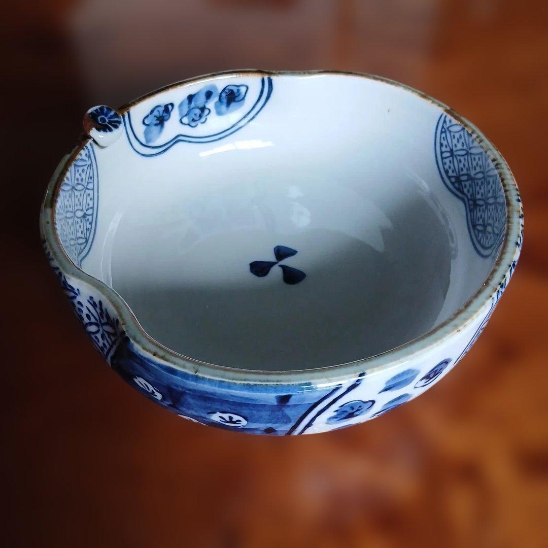 瀬戸 赤津焼 錦山窯 染付 大鉢 煮物鉢 和食器 陶器 - メルカリ