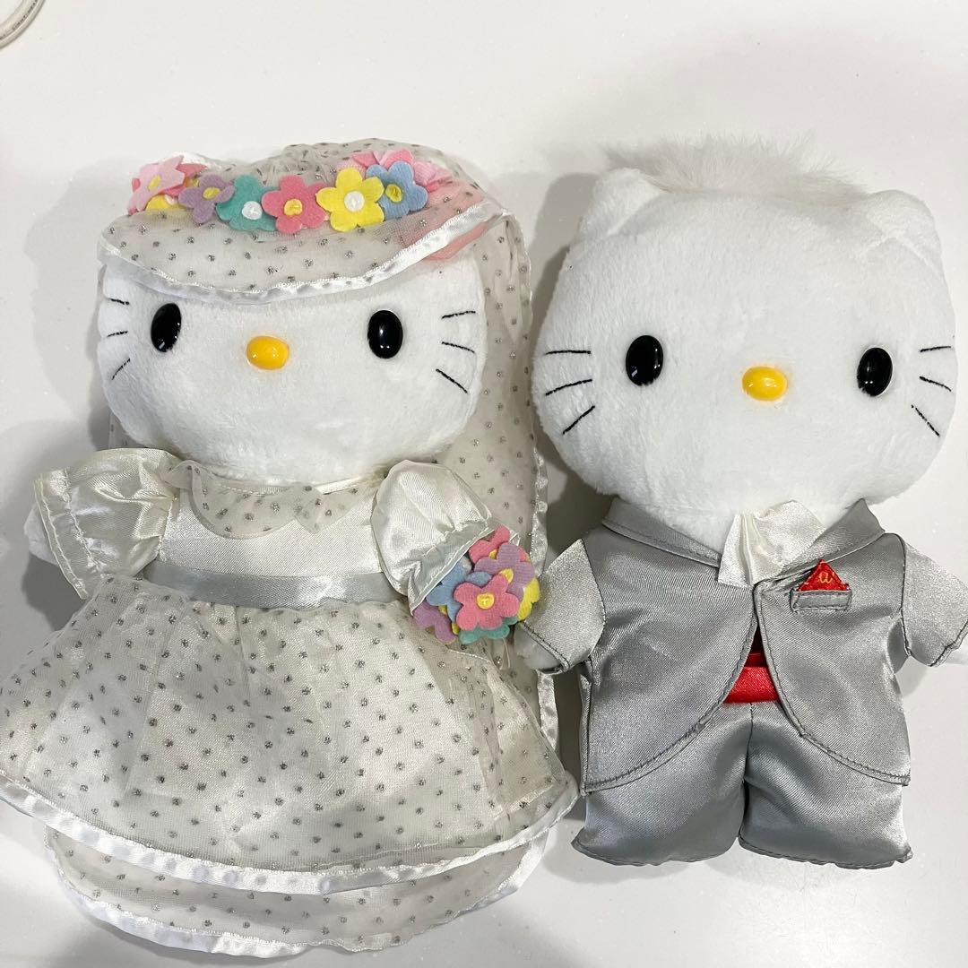 ハローキティー ぬいぐるみ マクドナルド ウエディングドレス