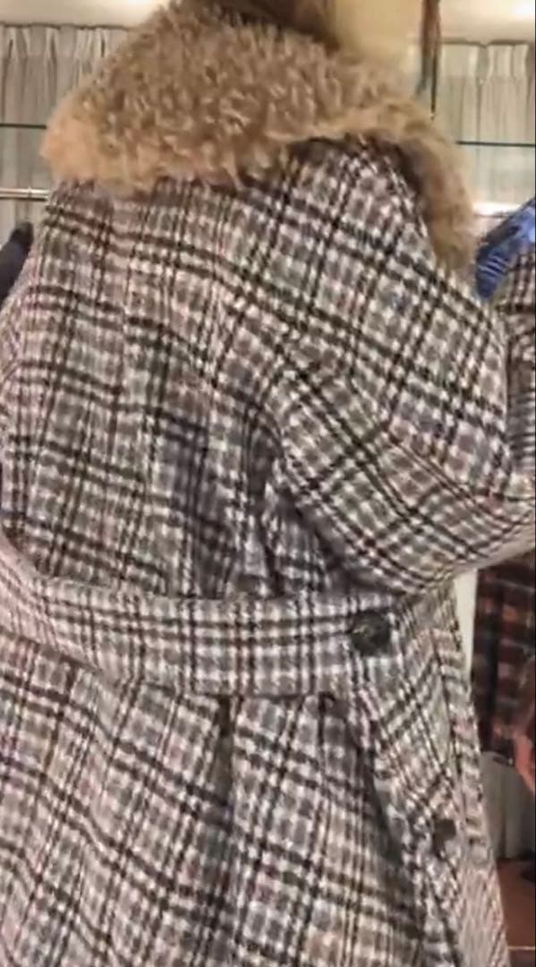 ら*ず様 ロイスクレヨン ウールコート 取り外し可能プードルファー付き