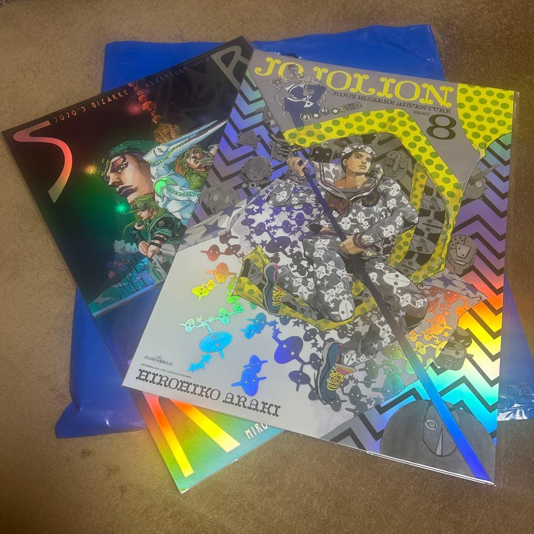 ジョジョの奇妙な冒険 ジョジョワールド B3オーロラポスター 7部 8部