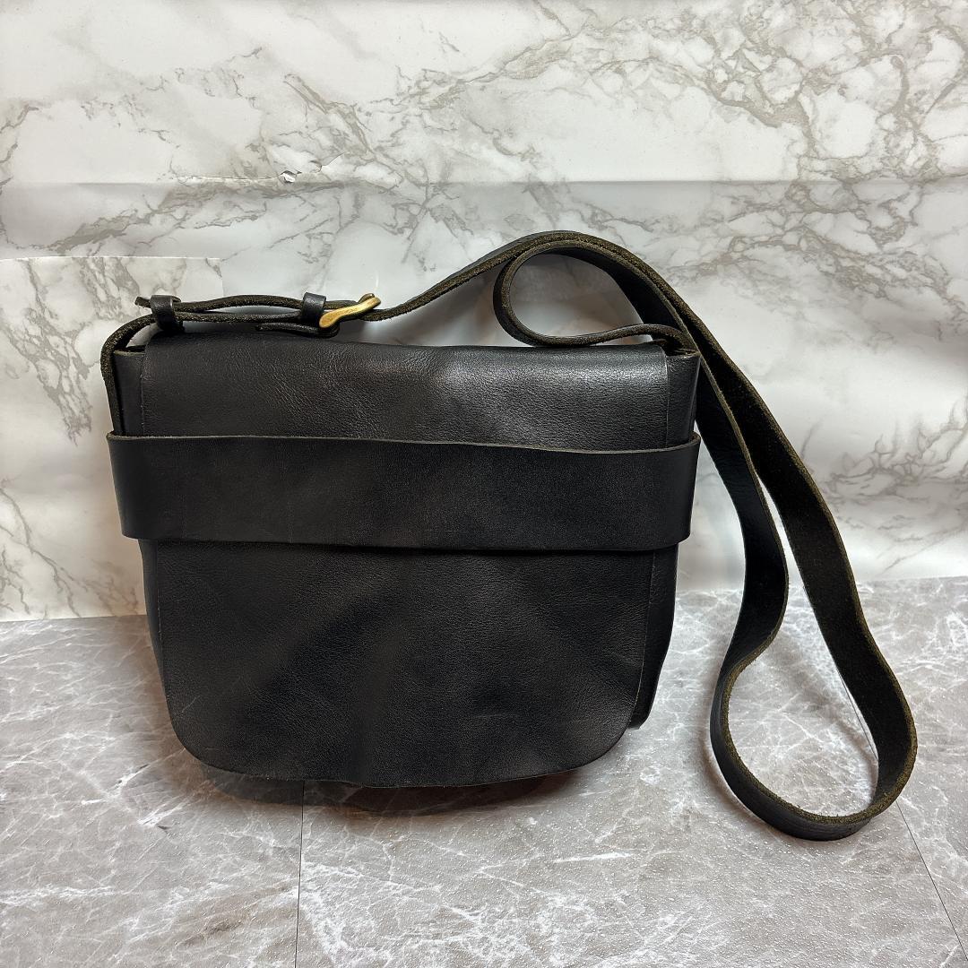 SLOW BEAMS別注 Flap Shoulder Bag 肉厚 本革 スロウ-東京 グッズ 販売