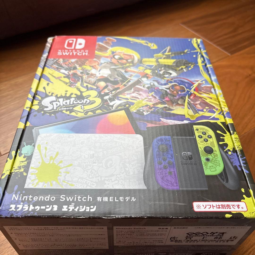 Nintendo Switch スプラトゥーン3 エディション 本体 Nintendo Switch 『新品』Nintendo Switch(有機ELモデル) スプラ