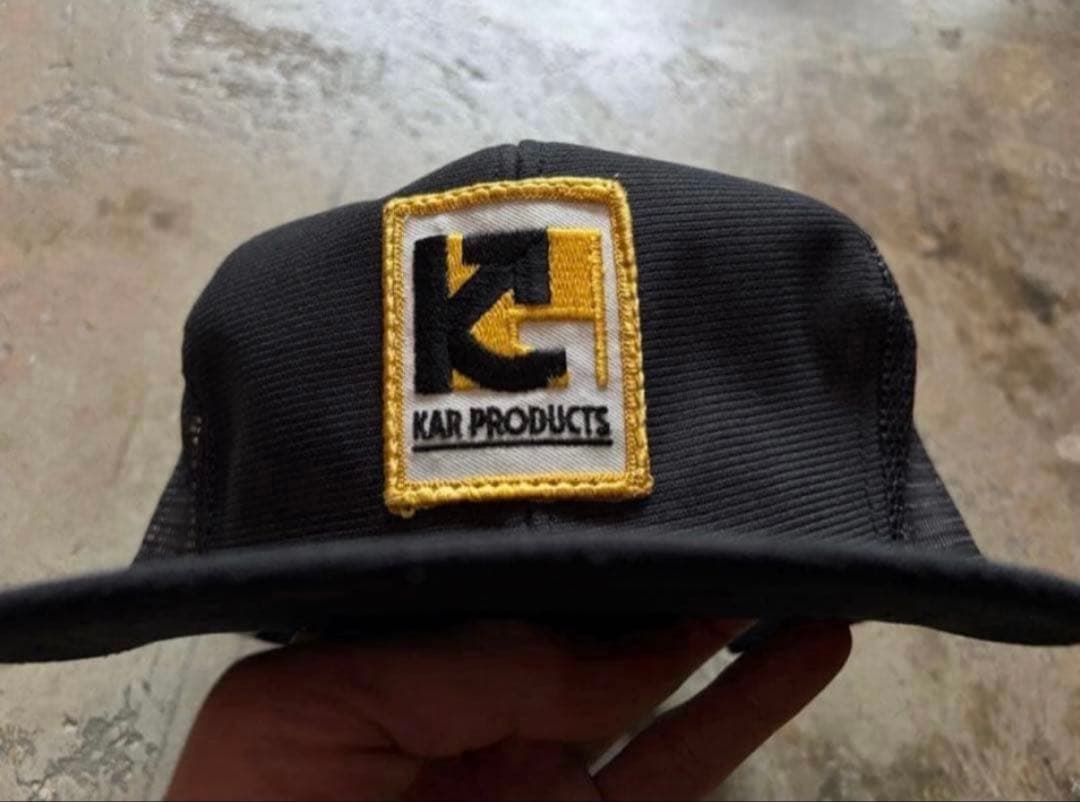 超激レアUSA製デッドストックヴィンテージ企業系トラッカーキャップ