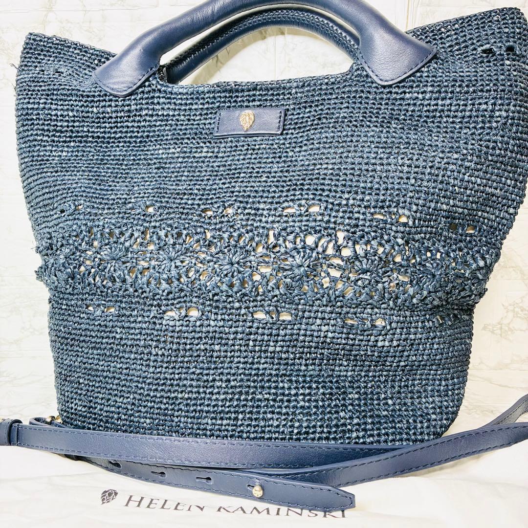 ★ ヘレンカミンスキー　人気　レザー　カゴバッグ　美品　大容量 Helen Kaminski（ヘレンカミンスキー） かごバッグ MARNII MEDIUM