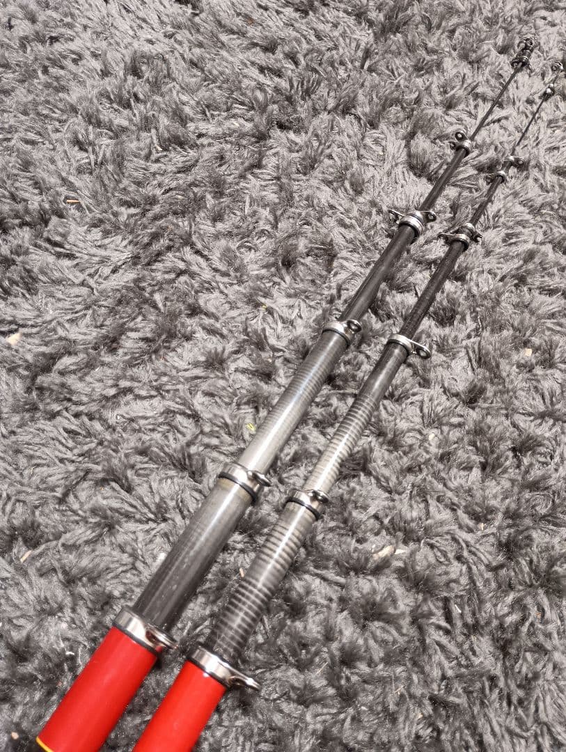 がまかつ がま磯 中硬2号5m & 硬調4号5m まとめて2本 - メルカリ