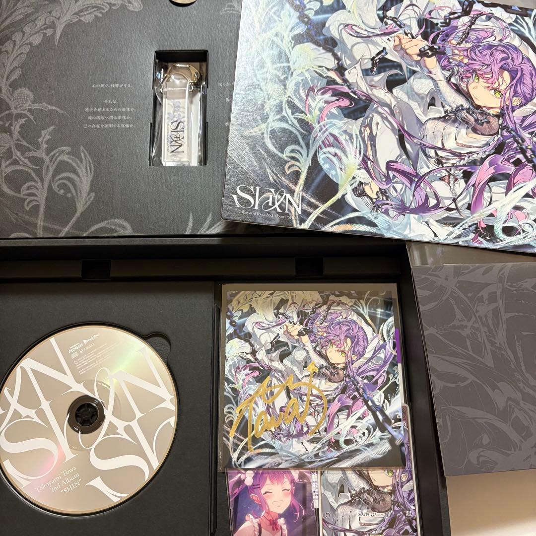 常闇トワ 2nd アルバム SHINアナザージャケット 直筆サイン - メルカリ