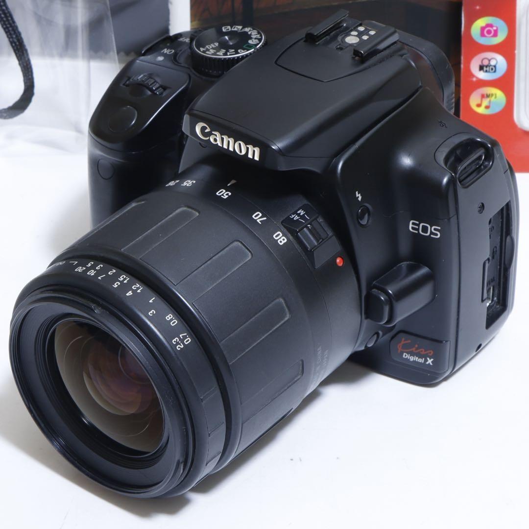☆スマホに送れる一眼レフ☆動画&高機能☆ キャノン EOS Kiss X3セット