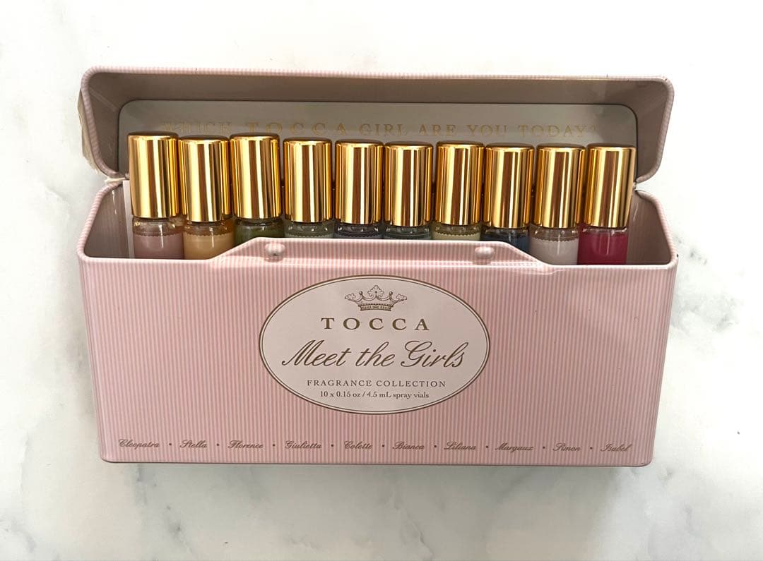 TOCCA Fragrance Collection 10ml×10本 TOCCA Fragrance Collection 10ml×10本 - メルカリ