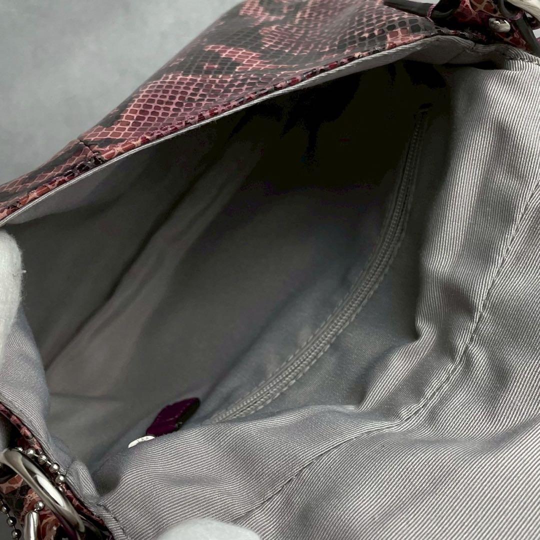 ✨稀少✨未使用✨コーチ ショルダーバッグ パイソン柄 ソーホー