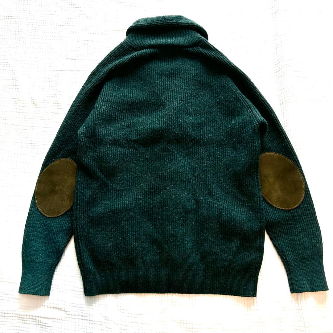 ウィリアムロッキー カーディガン ウール100% 38 スコットランド製