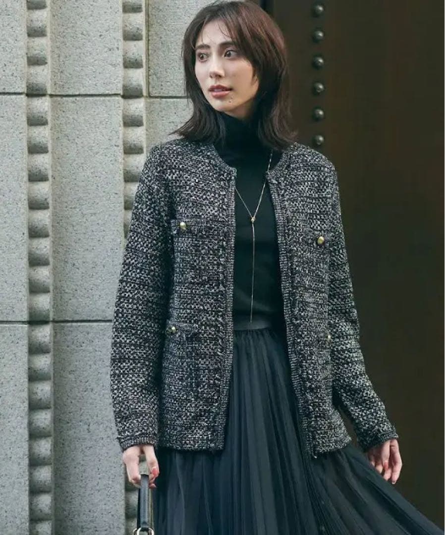 TOMORROWLAND collection ツィードジャケット TOMORROWLAND collection