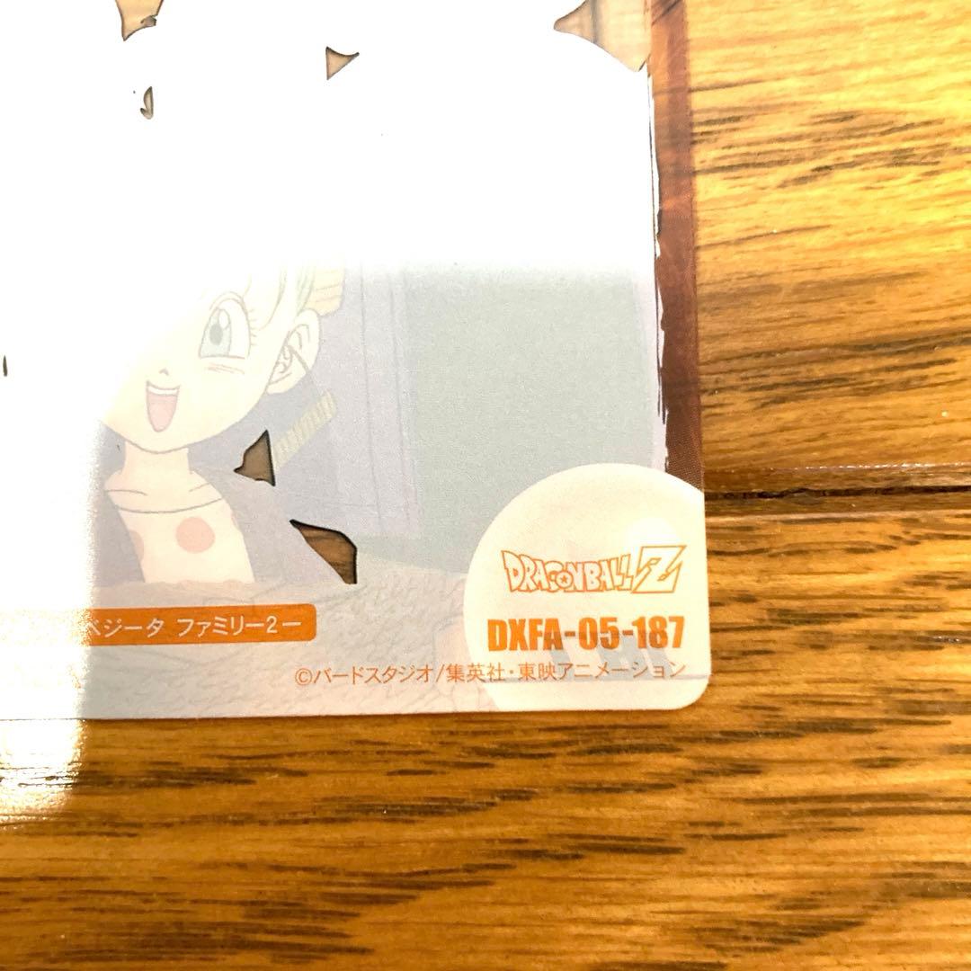 ベジータファミリー トレカ ドラゴンボールZ 鳥山明 トランクス 家族