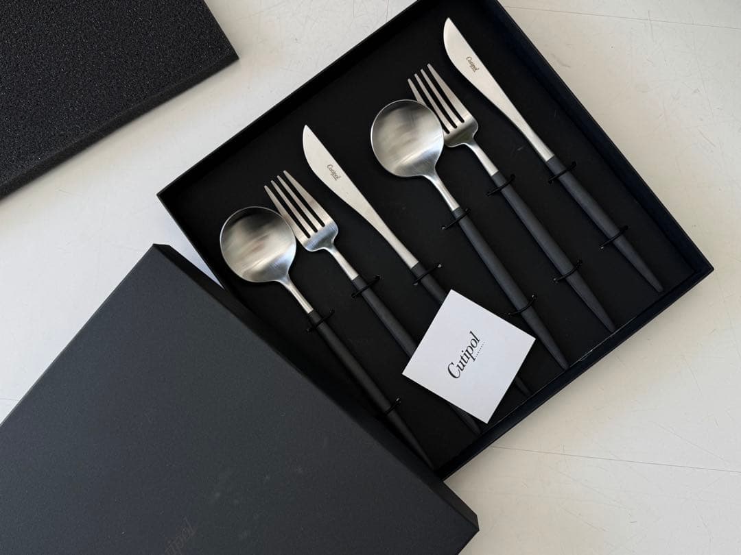 【新品】Cutipol カトラリーセット 6点セット Cutipol（クチポール） 正規品 カトラリーセット GOA デザート 6点