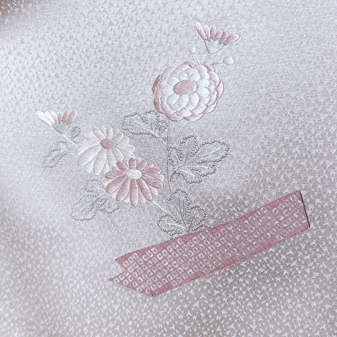 美品 正絹 訪問着 フルセット 一つ紋 裄65 蘇州 卒業式 入学式 結婚式