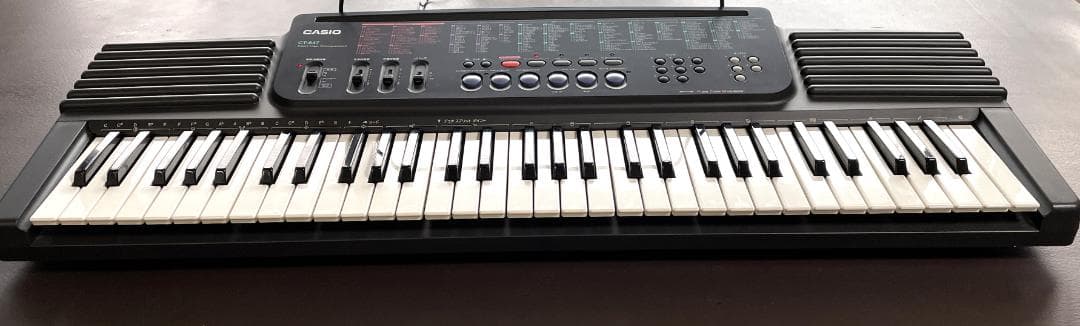 CASIO カシオ 電子キーボード 61鍵盤 電子ピアノ CT-647 説明書 - メルカリ