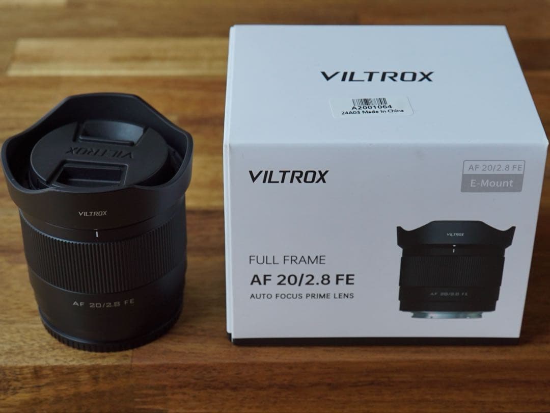 VILTROX 20mm F2.8 SONY Eマウント AF フルサイズ Viltrox AF 20mm F2.8 Air Full-Frame Lens for Sony E-Mount White