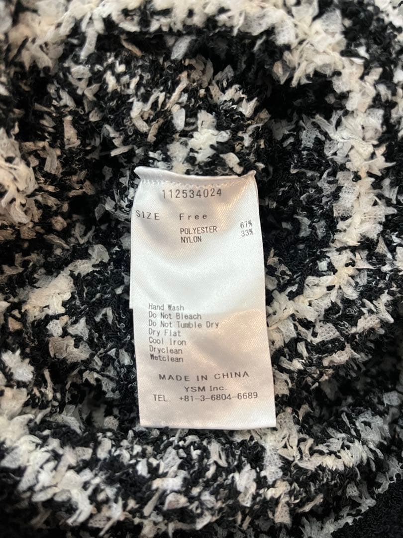 Darich ツイードニットコンビネゾン （BLK.Free） - メルカリ