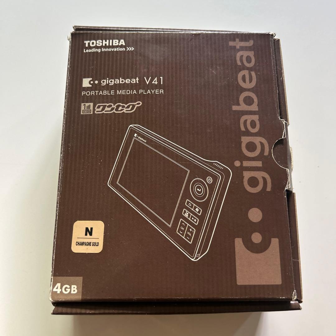 TOSHIBA MEV41(N)GOLD ポータブルメディアプレイヤー ワンセグ - メルカリ