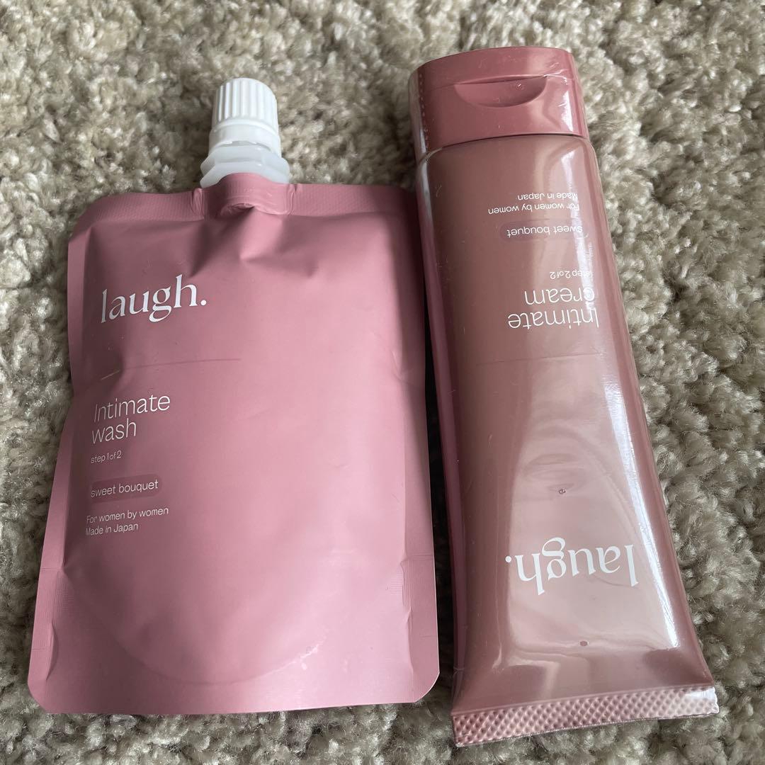 laugh. デリケートゾーンケアセット クリーム&ウォッシュ（詰め替え