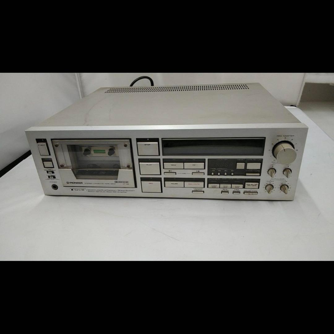 Pioneer CT-A9 カセットデッキ パイオニア ② Pioneerカセットデッキ CT-A9🔶リボンセンダストのまま正統派に