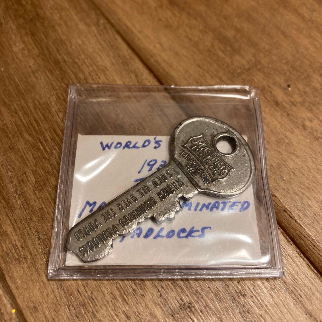 1933年 グッドラックキー 鍵 シカゴワールドフェア 万博 本物アメリカ