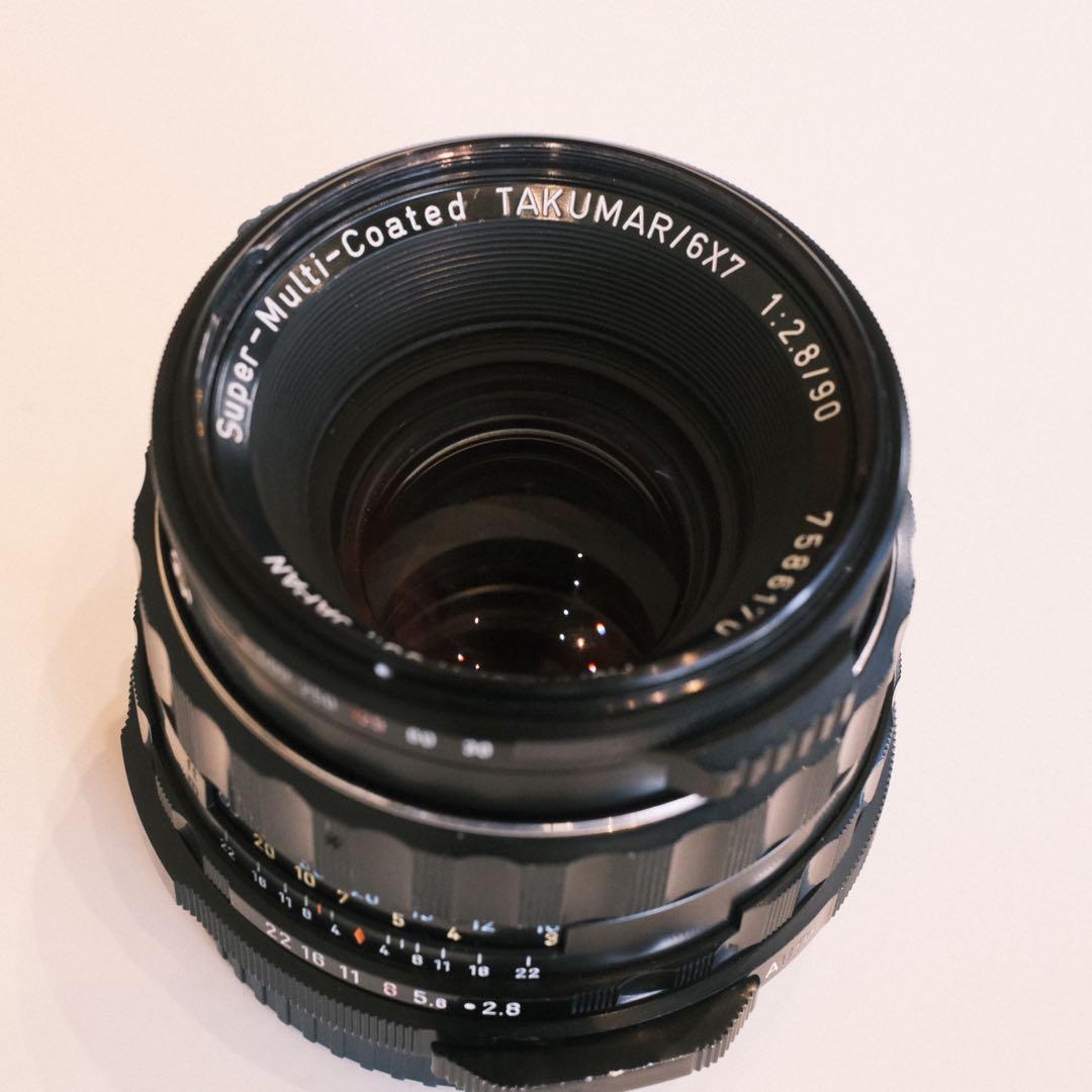 ペンタックス6X7 90mm f2.8 中古 ペンタックス PENTAX SMC 67 90mm F2.8 6x7 バケペン用 中判カメラ用