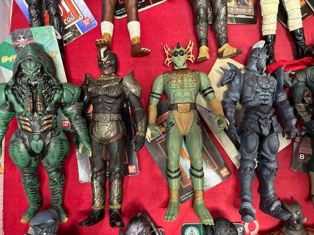 タグ付き 仮面ライダー 怪人シリーズ 21体 まとめ売り ソフビ - メルカリ