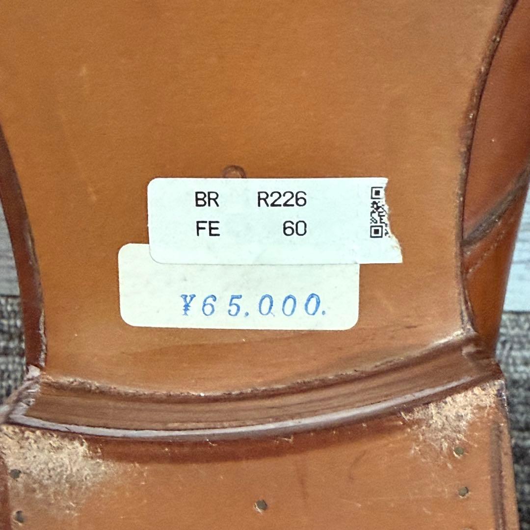 美品　2回使用　英国製 ラルフローレン レザー シューズ 24.0cm 革靴
