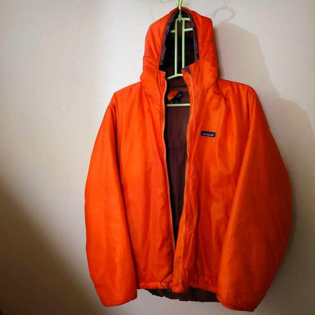 patagonia パタゴニア パフボールセーター M オレンジ 2002 - メルカリ
