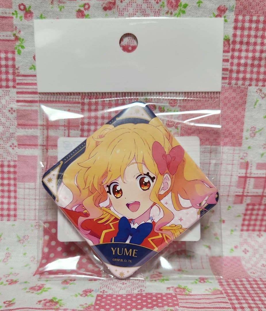 アイカツ！ 虹野ゆめ 缶バッジ アイカツプラネット イベント物販